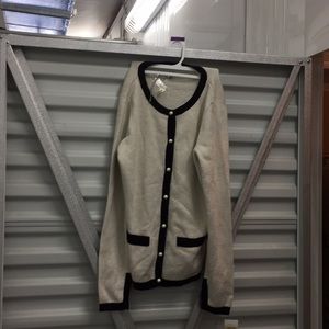 Andeawy Women’s Cardigan White Sweater Size XS